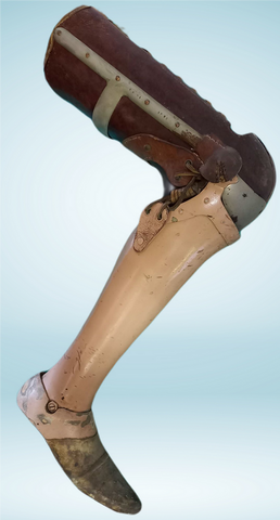 Prothèse marche sur le genou